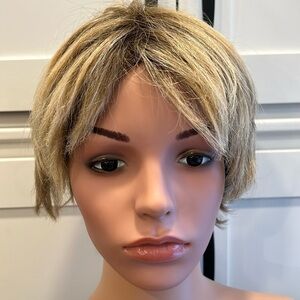 Jon Renau Modacrylic Nature Blend Wig Shag Layered Short Highlights Wig